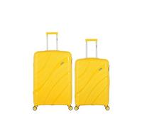 obago - lot de 2 - valise grand format et valise weekend persee - soleil