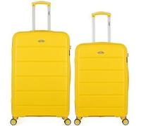 obago - lot de 2 - valise grand format et valise weekend phenix - soleil soleil G