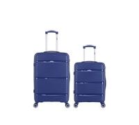 obago - lot de 2 - valise weekend et valise cabine centaure - marine