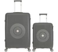 obago - lot de 2 - valises grand format et cabine orion - gris fonce gris fonce