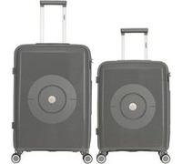 obago - lot de 2 - valises weekend et cabine orion - gris fonce