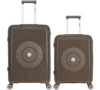 obago - lot de 2 - valises weekend et cabine orion - taupe fonce