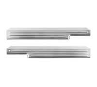 Obahdirry Lot de 2 barres de seuil de porte de voiture pour 2019 + Argenté