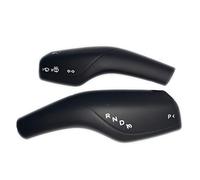 Obahdirry Lot de 2 leviers de volant décoratifs pour voiture - Noir