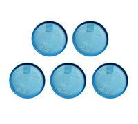 Obahdirry Lot de 5 filtres HEPA de rechange pour aspirateur - Lavables - Diamètre 134 mm - Pour DC25 DC25I