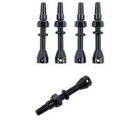 Obahdirry Lot de 5 valves d'air sans chambre à air pour vélo de route et tige de valve sans chambre à air 40 mm