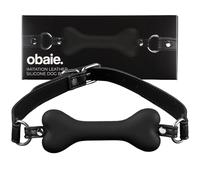 Obaie Baillon BDSM - Accessoires BDSM de Sinful - Bâillon Ball Gag - Baillon SM en Silicone - Noir Baillon Boule Femme - Baillon Pour Couple - BDSM Accessoire pour BDSM Femme et BDSM Homme