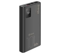 OBAL:ME Powerbank 10000mAh EnergyPulse 2 USB-A / USB-C PD 22.5W avec Affichage Numérique Noir
