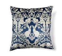Obal William Morris Housse de coussin carrée en velours Design original 45 x 45 cm