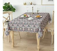 Obal William Morris Nappe au design original Nappe rectangulaire résistante à l'eau, décoration de table de cuisine, lavable, 260 cm x 152 cm