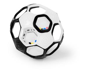 Oball Rattle Goals balle sensorielle Black & White 0m+ 1 pcs