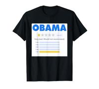 Obama 1 étoile : Very Bad ne recommanderait Pas Funny Sarcastic T-Shirt Graphique avec Valeur
