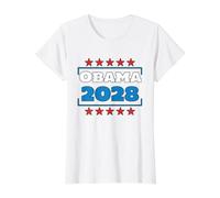 Obama 2028 3ème mandat élection présidentielle Vote Bleu T-Shirt Graphique avec Valeur