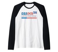 Obama 2028 President Lets Fix This Barack Patriotic July 4th Manche Raglan