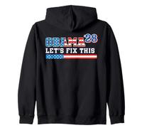 Obama 2028 President Lets Fix This Barack Patriotic July 4th Sweat à Capuche