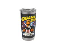 Obama 2028 Réparons ce super-héros comique pour un troisième mandat Gobelet isotherme en acier inoxydable double paroi