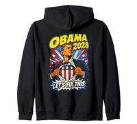 Obama 2028 Réparons ce Super-héros Comique pour Un troisième mandat Sweat à Capuche