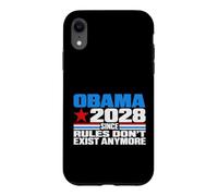 Obama 2028 Since Rules Don't Exist Anymore Coque pour iPhone XR