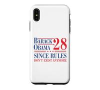 Obama 2028 Since Rules Don't Exist Anymore Political Humor Coque pour iPhone XS Max