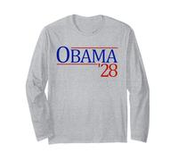 Obama '28 Obama 2028 Président Barack Obama 2028 Manche Longue