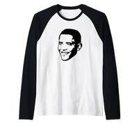 Obama Fierté Noire L'histoire des Noirs Afro-américains Manche Raglan