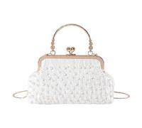OBASDFD 2026 New Pearl Bag Fashionable Trendy Versatile Handheld Crossbody Shoulder(Wh1)
