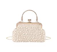 OBASDFD 2026 New Pearl Bag Fashionable Trendy Versatile Handheld Crossbody Shoulder(Wh2)