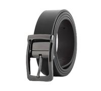 OBASDFD Ceinture en cuir de vachette for homme avec boucle ardillon - Ajustable for une tenue décontractée(125cm)