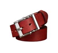 OBASDFD Ceinture Gravée En Relief Style Western - Boucle Argentée De Nordique Et Pointe Filigrane, 3,8 Cm Large For Femmes Hommes(Reddish Brown,110cm/43)
