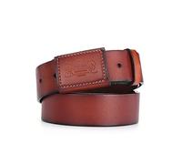 OBASDFD Ceinture Hypoallergénique For Homme, Mécanique Anti-rayures, Noire(Light Coffee,110CM/43.3'')