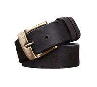 OBASDFD Ceinture Médiévale En Cuir De Vache Gaufré, Symbole Rétro Gravé, Sangle Vintage, Boucle Laiton Massif Robuste(Black,115cm/45)
