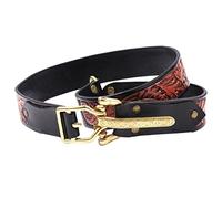 OBASDFD Cowboy Tooled Real Leather Distressed Embossed Belt - Casual Daily, 1.5" Wide(Coffee,105cm/waist:34"~36")
