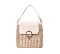 OBASDFD Cute Tote Bags, Straw Weave Bucket Handbags, Women Ladies Summer Beach Shoulder(B)