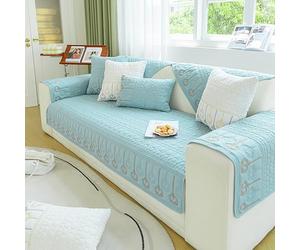 OBASDFD Housse De Canapé Brodée Antidérapante, Lavable Et Décorative(O,110 * 180cm/43 * 71in)