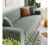 OBASDFD Housse De Canapé Élastique Antidérapante avec Jupe Profonde, Protection Extensible Universelle for Canapés 1 À 4 Places(K,2 Seats 145-185cm)