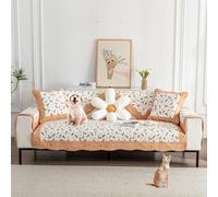 OBASDFD Housse De Canapé en Coton Lavable Et Antidérapante(B,70 * 90cm/27.6 * 35.4in)