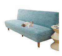 OBASDFD Housse De Canapé Extensible en Jacquard sans Accoudoirs for La Protection des Meubles Et Un Style Renouvelé(Blue 1,Medium)