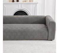 OBASDFD Housse De Canapé Extensible for 1 À 4 Coussins - Protection Antidérapante avec Élastique en Bas, Lavable Toutes Saisons, Causeuse(B,2 Seat 145~185cm)