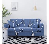 OBASDFD Housse De Canapé Extensible Universelle, Antidérapante, Lavable Et Élastique, for 2 Places(AB,4 Seater 235-300cm)