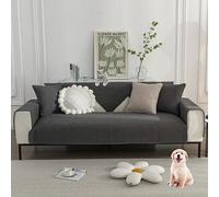 OBASDFD Housse De Canapé Inclinable en Velours Extensible, Antidérapante Et Lavable(Dgray,90 * 160cm/35.4 * 63in)