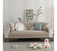 OBASDFD Housse De Canapé Inclinable en Velours Extensible, Antidérapante Et Lavable(Khaki,70 * 150cm/27.6 * 59in)