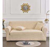 OBASDFD Housse de canapé universelle en polyester extensible avec base élastique - En tissu Jacquard - Protection de meubles - D, 1 place - 90 à 140 cm