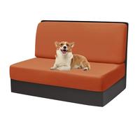 OBASDFD Housses De Coussin Élastiques for Camping-Car, for Banquettes Et, Protections Canapé en Velours Doux(Coffee)