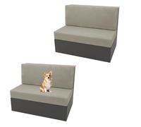 OBASDFD Housses De Siège en Velours for Dinette Camping-Car, Lavables Et Amovibles, for Sièges Cabine(#4)