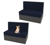 OBASDFD Housses De Siège en Velours for Dinette Camping-Car, Lavables Et Amovibles, for Sièges Cabine(#5)