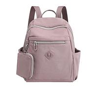 OBASDFD Mini Sac À Dos For Femme - Bandoulière Convertible Avec Dragonne, For Le Travail Et Les Études, Taille Moyenne(Purple)