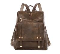 OBASDFD Mini Sac À Dos For Femmes, Adolescentes, Petit Bandoulière Classique Double Sangle(Khaki)