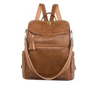 OBASDFD Sac À Dos Cabine For Femme - Bandoulière Convertible Avec Dragonne For Le Travail Et L'université(Brown)