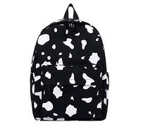 OBASDFD Sac À Dos De Bureau Tendance For Femme, Style Rétro, Grande Capacité, Solide, Souple, En Similicuir, For Le Travail Et Les Voyages(Black)