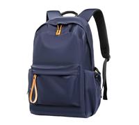 OBASDFD Sac À Dos Moyen For Femme - Bandoulière Réglable, Fermeture Éclair, Tendance En Cuir Souple For L'extérieur(Blue)